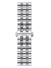 Tissot Carson Premium Black Dial Silver Steel Strap Watch For Men - T122.410.11.053.00