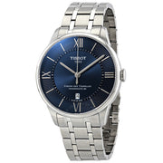 Tissot Chemin Des Tourelles Powermatic 80 Blue Dial Silver Steel Strap Watch for Men - T099.407.11.048.00