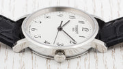 Tissot T Classic Desire White Dial Black Leather Strap Watch For Men - T52.1.421.12