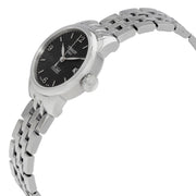 Tissot Le Locle Automatic Small Lady Black Dial Silver Steel Strap Watch For Women - T41.1.183.53