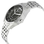 Tissot T Classic T One Automatic Grey Dial Silver Steel Strap Watch For Men - T038.430.11.067.00