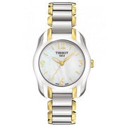 Tissot T Wave Mother of Pearl Dial Two Tone Steel Strap Watch for Women - T023.210.22.117.00