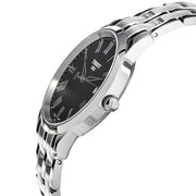 Tissot T Classic Dream Black Dial Silver Steel Strap Watch for Men - T033.410.11.053.01
