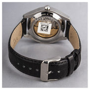 Tissot T One Automatic Black Dial Black Leather Strap Watch For Men - T038.430.16.057.00