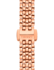 Tissot T Lady Lovely Silver Dial Rose Gold Steel Strap Watch For Women - T058.009.33.031.01