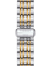 Tissot T Classic Carson Quartz White Dial Two Tone Steel Strap Watch for Men - T085.410.22.011.00