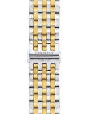 Tissot T Classic Bridgeport Silver Dial Two Tone Mesh Bracelet Watch For Men - T097.410.22.038.00