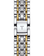 Tissot T Classic Everytime Small White Dial Two Tone Mesh Bracelet Watch For Women - T109.210.22.031.00