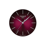 Tissot Everytime Lady Burgundy Dial Burgundy Leather Strap Watch for Women - T143.210.17.331.00