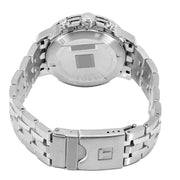 Tissot PRC 200 Chronograph Blue Dial Silver Steel Strap Watch For Men - T114.417.11.047.00