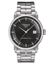 Tissot Luxury Powermatic 80 Grey Dial Silver Steel Strap Watch for Men - T086.407.11.061.00