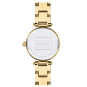 Coach Park Blue Dial Gold Steel Strap Watch for Women - 14503225