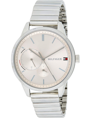 Tommy Hilfiger Brooke Pink Dial Silver Steel Strap Watch for Women - 1782020