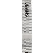 Tommy Hilfiger Digital Black Dial Silver Mesh Bracelet Watch For Men - 1791765