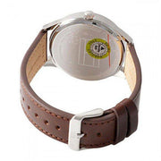 Tommy Hilfiger Damon Quartz White Dial Brown Leather Strap Watch for Men - 1791418