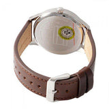 Tommy Hilfiger Damon Quartz White Dial Brown Leather Strap Watch for Men - 1791418