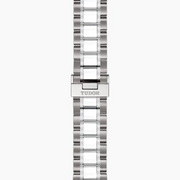 Tudor Style Automatic Burgundy Red Dial Silver Steel Strap Watch for Men - M12710-0015