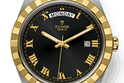 Tudor Royal Automatic Black Dial Two Tone Steel Strap Watch for Men - M28603-0003