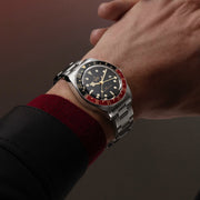 Tudor Black Bay 58 Black Dial Silver Steel Strap Watch for Men - M7939G