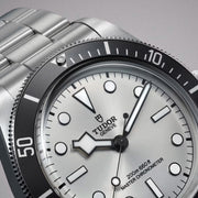 Tudor Black Bay 54 Silver Dial Silver Steel Strap Watch for Men - M7943A1A0NU-0002