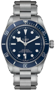 Tudor Black Bay Blue Dial Silver Steel Strap Watch for Men - 79030B-0001