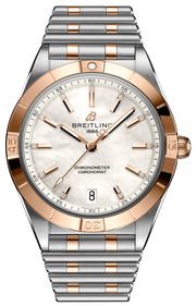 Breitling Chronomat 36 Mother of Pearl Dial Two Tone Steel Strap Watch for Women - U10380101A2U1