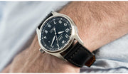 IWC Pilot's Mark XVIII 40mm Black Dial Black Leather Strap Watch for Men - IW327001