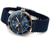 Breitling Superocean Heritage B20 Automatic 42 Blue Dial Blue Mesh Bracelet Watch for Men - UB2010161C1S1