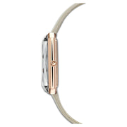 Swarovski Uptown Crystal Grey Dial Grey Leather Strap Watch for Women - 5547716