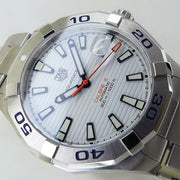 Tag Heuer Aquaracer White Dial Watch for Men - WAY2013.BA0927