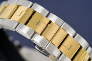 Versace Hellenyium GMT Silver Dial Two Tone Steel Strap Watch for Men - V11030015