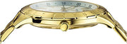 Versace Univers Quartz White Dial Gold Steel Strap Watch for Men - VEBK00518