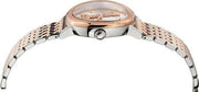 Versace Virtus Quartz White Dial Two Tone Steel Strap Watch for Women - VEHC00719
