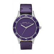 Marc Jacobs Blade Purple Dial Purple Leather Strap Watch for Women - MBM1158