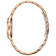 Guess Studio Rose Gold Dial Rose Gold Steel Strap Watch For Women - W0778L3