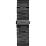 Guess Richmond Black Dial Black Mesh Bracelet Watch for Men - W1263G3