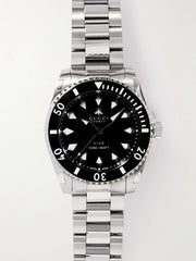 Gucci Dive Automatic Black Dial Silver Steel Strap Watch for Men - YA136353