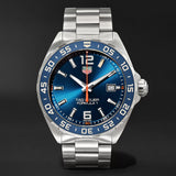 Tag Heuer Formula 1 Quartz Blue Dial Silver Steel Strap Watch for Men - WAZ1010.BA0842