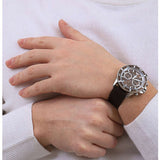 Emporio Armani Diver Chronograph Brown Dial Brown Leather Strap Watch For Men - AR11486