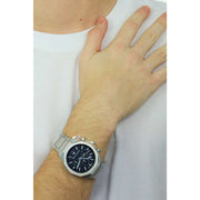 Maserati Stile Chronograph Blue Dial Silver Steel Strap Watch For Men - R8873642006