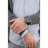 Maserati Traguardo Sports Blue Dial Black Rubber Strap Watch For Men - R8871612006