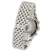 Emporio Armani Sportivo Chronograph Blue Dial Silver Steel Strap Watch For Men - AR6072