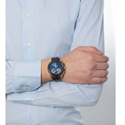 Maserati Traguardo Chronograph Blue Dial Brown Leather Strap Watch For Men - R8871612024