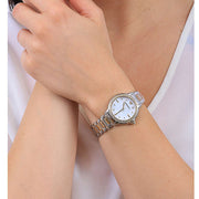 Emporio Armani Mia Quartz Mother of Pearl Dial Two Tone Steel Strap Watch For Women - AR11524