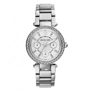 Michael Kors Parker Silver Dial Silver Steel Strap Watch for Women - MK5615
