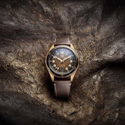 Tag Heuer Autavia Brown Dial Brown Leather Strap Watch for Men - WBE5191.FC8276