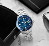 Tag Heuer Aquaracer Caliber 5 Automatic Blue Dial Silver Steel Strap Watch for Men - WAN2111.BA0822