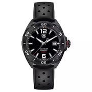 Tag Heuer Formula 1 Automatic Black Dial Black Rubber Strap Watch for Men - WAZ2115.FT8023