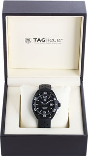 Tag Heuer Formula 1 Automatic Black Dial Black Rubber Strap Watch for Men - WAZ2115.FT8023