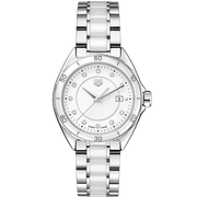 Tag Heuer Formula 1 Diamonds White Dial Two Tone Steel Strap Watch for Women - WBJ141AD.BA0974